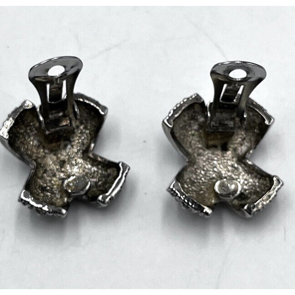 Vintage Puffy Solid Sterling Silver Marcasite Let… - image 6